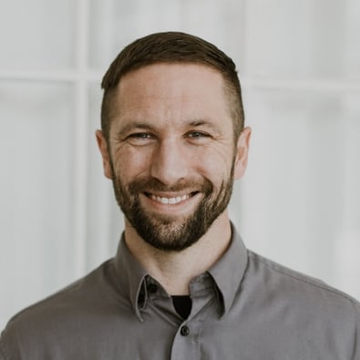 Portrait of Lead Pastor Jon Ferguson of Anderson Hills Church with a friendly smile.