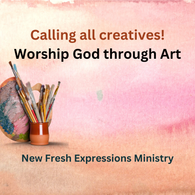 New Fresh Expressions Worship God through Art April 5 pm Cincinnati Art Club andersonhills.orgevents (395 x 395 px)