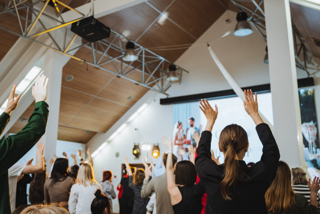 Modern Worship in a church